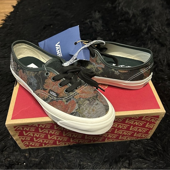VANS Authentic Reissue 44 Jacquard Floral lace up shoes sneakers women’s 7.5 new - Picture 7 of 7